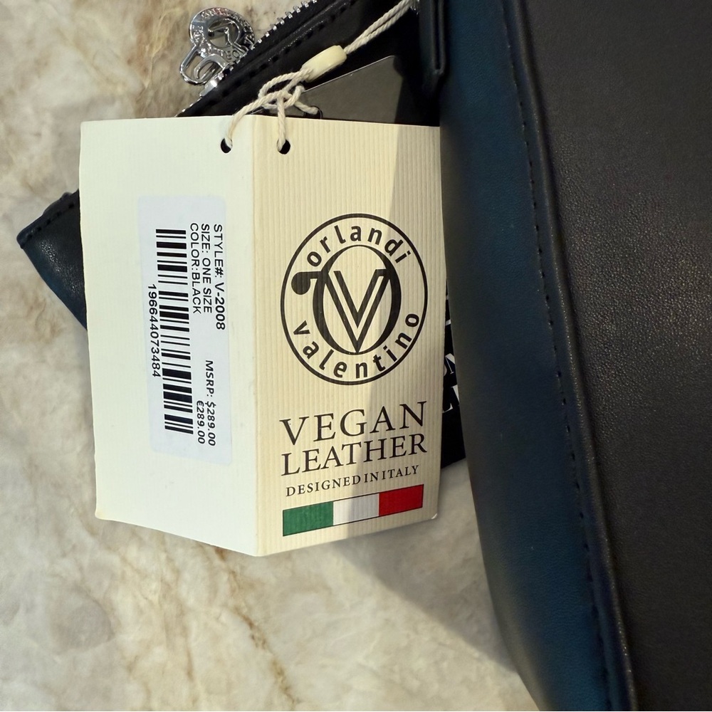 Orlandi Valentino Crossbody Bag with Matching Change Purse NWT - Picture 5 of 9